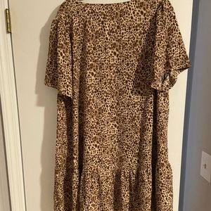 Cheetah print dress